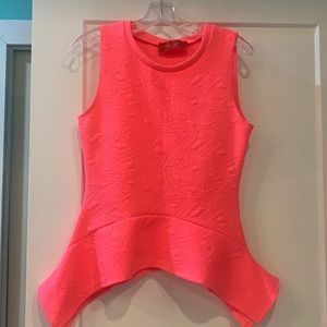 Akira Chicago Asymmetrical Peplum Top (L)